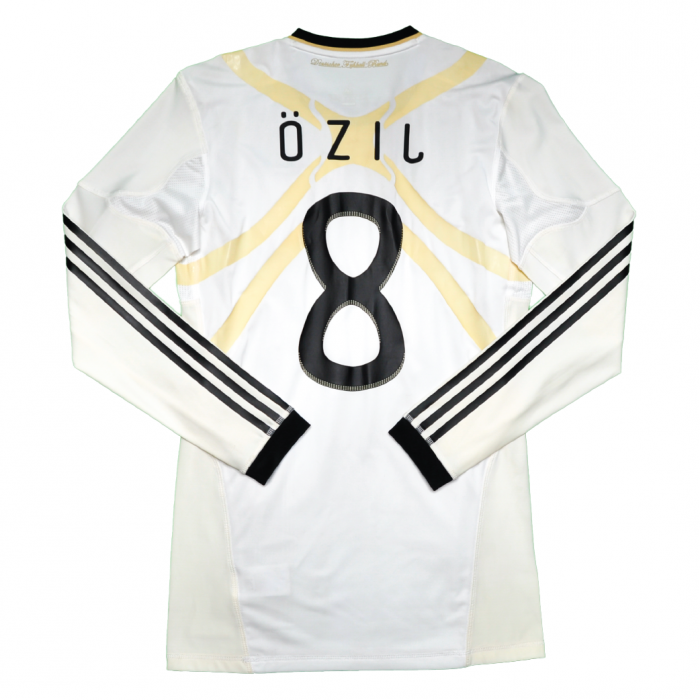 [8/10] [Player Edition - Long Sleeve] Germany 2010 Home Shirt With Ozil 8 - Size L