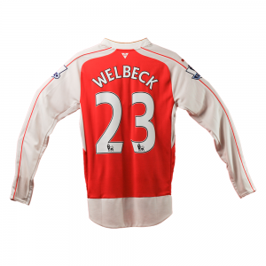 [Long Sleeve] Arsenal 2015/16 Home with Welbeck 23 (EPL Full Set Version) - Size S