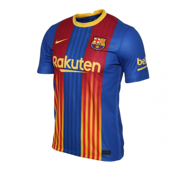 FC Barcelona 2020/21 El Clasico Fourth Shirt with F. De Jong #21