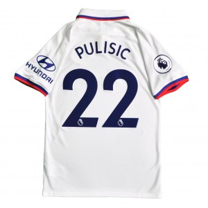 Chelsea 2019/20 Premier League Away Shirt Fullset With Pulisic 22 - Size S