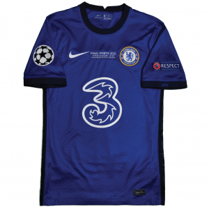 Chelsea 2020/21 Home Shirt With Kante 7 (UEFA Champions League Final Full Set Version) - Size XS 
