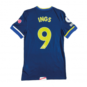 Southampton 2020/21 Away Shirt With Ings 9 (Premier League Full Set Version) - Size S 