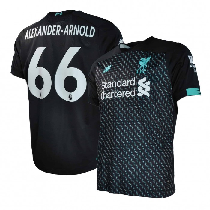 [Excellent 9/10]  Liverpool FC 2019/20 Premier League Third Shirt With Alexander-Arnold 66 - Size M
