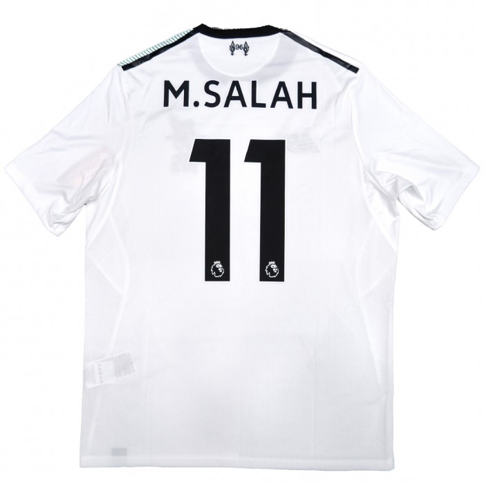 Liverpool FC 2017/18 Away Shirt With M. Salah 11 - Size S 