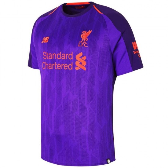 Liverpool 2018/19 Premier League Away Shirt With M. Salah 11