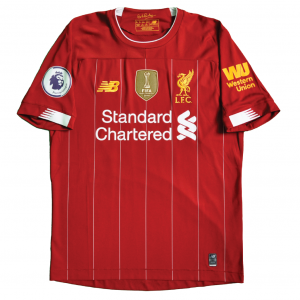 Liverpool FC 2019/20 Home Shirt With Alexander-Arnold 66 (Champions League With 2019 CWC Full Set Version) - Size S 