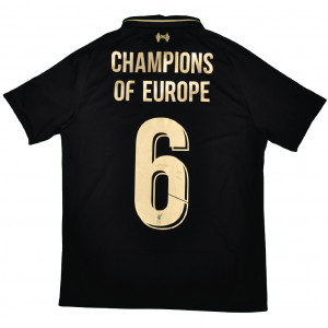 Liverpool 6 Times Signature Limited Edition Shirt With Champions Of Europe 6 - Size S