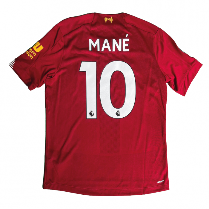 Liverpool FC 2019/20 Home Shirt With Mané 10 (Premier League + 2019 CWC Version) - Size S (GB) 