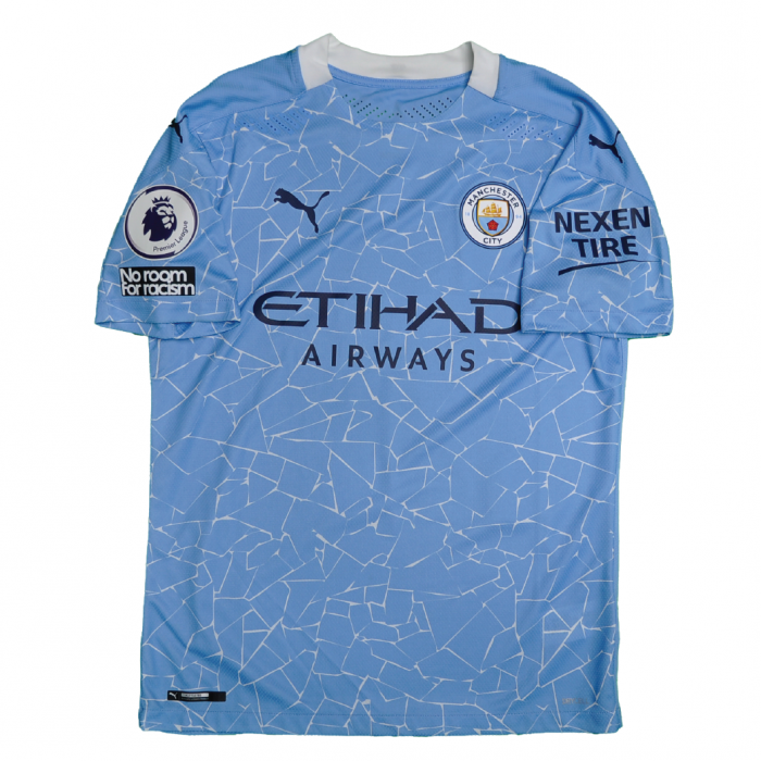 [Player Edition] Manchester City 20/21 Home Shirt with Joao Cancelo 27 (Premier League Full Set Version) - Size M