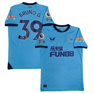 Newcastle United 2021/22 Third Shirt With Bruno G. 39 (Premier League Full Set Version) - Size S 