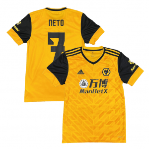 Wolves 2020/21 Home Shirt with Neto 7 - Size S