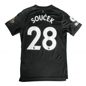 West Ham United 2020/21 Third Shirt With Soucek 28 (Premier League Full Set Version) - Size S (GB) 