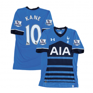 Tottenham Hotspur 2015/16 Away Shirt With Kane 10 (Premier League Full Set Version) - Size M