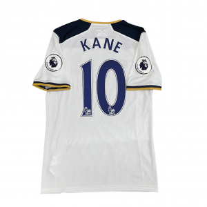 Tottenham Hotspur 2016/17 Home Shirt With Kane 10 (Premier League Full Set Version) - Size M 