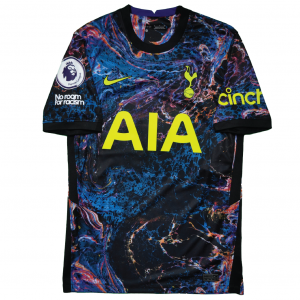 Tottenham Hotspur 2021/22 Away Shirt With Kane 10 (Premier League Full Set Version) - Size S 