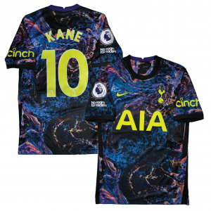 Tottenham Hotspur 2021/22 Away Shirt With Kane 10 (Premier League Full Set Version) - Size S 