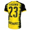 Borussia Dortmund 2017/18 European Home Shirt Fullset With Kagawa 23 - Size S