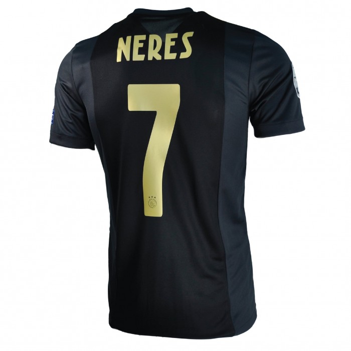 Ajax Amsterdam 2020/21 Third Shirt With Neres 7 (UEFA Champions League Full Set Version) - Size S