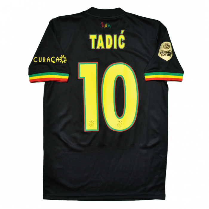 Ajax Amsterdam 2021/22 Third Shirt With Tadic 10 (Eredivisie Full Set Version) - Size M