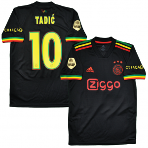 Ajax Amsterdam 2021/22 Third Shirt With Tadic 10 (Eredivisie Full Set Version) - Size M