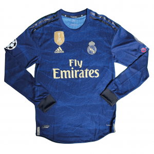 [Long Sleeve - Player Edition] Real Madrid 2019/20 Climachill Away Shirt (Champions League + 2018 CWC Version) - Size S