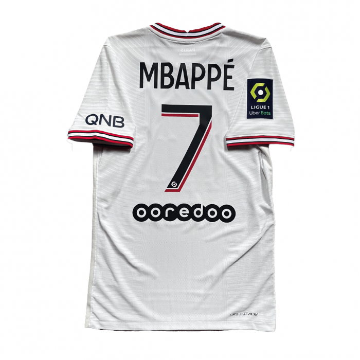 [Player Edition] PSG x Jordan 2021/22 Dri Fit Adv. Fourth Shirt With Mbappe 7 (Ligue 1 Full Set Version) 