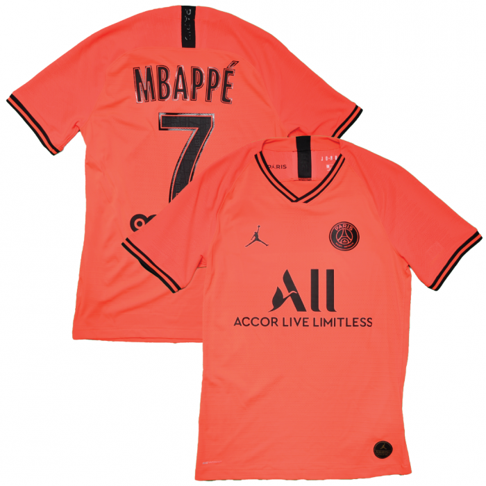 [Player Edition] PSG x Jordan 2019/20 Vaporknit Away Shirt With Mbappe 7 - Size S