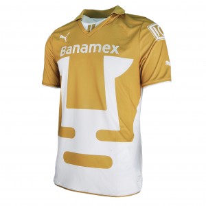 Pumas Unam 2013/14 Home Shirt With C. Campos 22