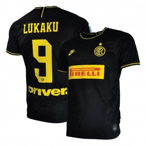 Inter Milan 2019/20 Serie A Third Shirt With Lukaku #9, Soccer Jerseys, AT0031-011, Nike