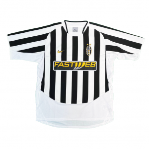 Juventus 2003/04 Home Shirt - Size L
