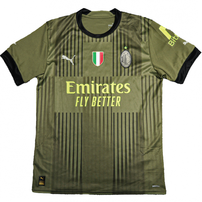 AC Milan 2022/23 Third Shirt With R. Leao 17 - Size M