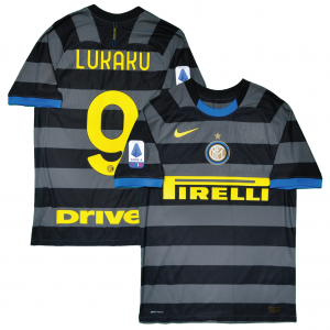 [Player Edition] Inter Milan 2020/21 Dri Fit Adv. Third Shirt With Lukaku 9 (Serie A Full Set Version) - Size S 