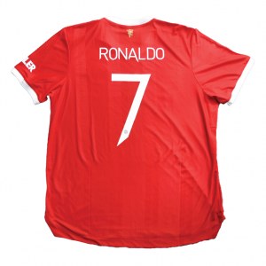 [Player Edition] Manchester United 2021/22 Heat Rdy. Home Shirt With Ronaldo 7 - Size 2XL
