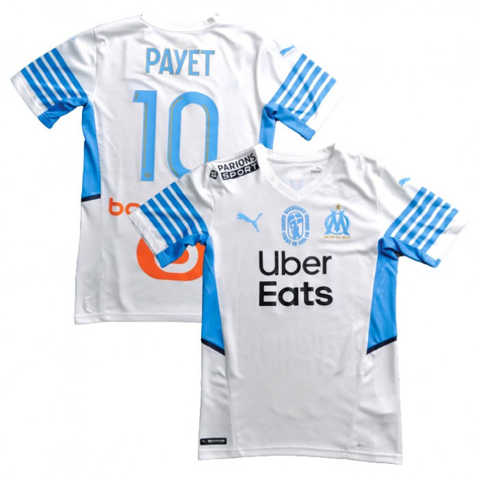 Olympique Marseille 2021/22 Home Shirt With Payet 10 - Size XS