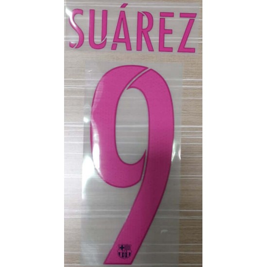 Suárez 9 (Official FC Barcelona 2016/17 Home Name and Numbering - Fans Version)