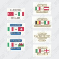 Official Italy Euro 2020 Match Date Details Printing