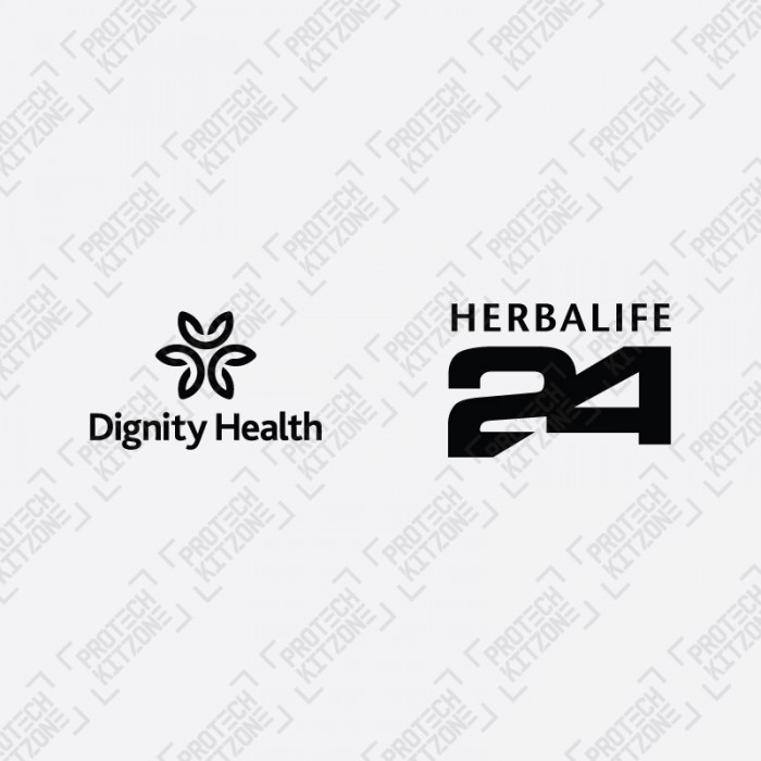 Official Dignity Health + Herbalife 24 Sleeve Sponsor (For LA Galaxy 2020 Home Shirt), Official MLS Badges, LAGLX HM SPNS, 