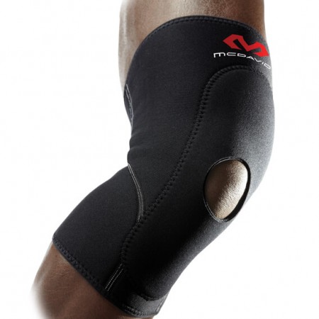 McDavid 404R Level 1 Knee Sleeve w/ anterior patch & open patella, McDavid, AC404R, McDavid