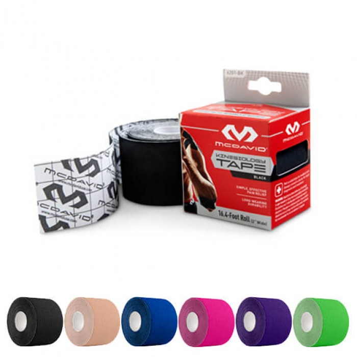 MCDAVID 6201 Kinesiology Tape 16.4  (5m) Roll / Single Roll Box, McDavid, 6201, McDavid
