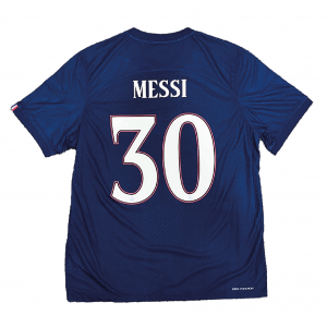 [Player Edition] PSG 2022/23 Dri Fit Adv. Home Shirt With Messi 30 (Champions League) 
