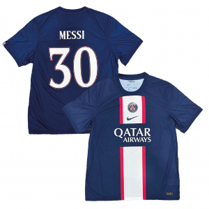 [Player Edition] PSG 2022/23 Dri Fit Adv. Home Shirt With Messi 30 (Champions League) 