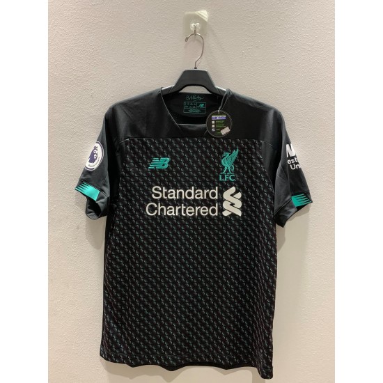 [USED]  LIVERPOOL 2019/20 THIRD JERSEY WITH TAA 66 + EPL PATCHES - SIZE M