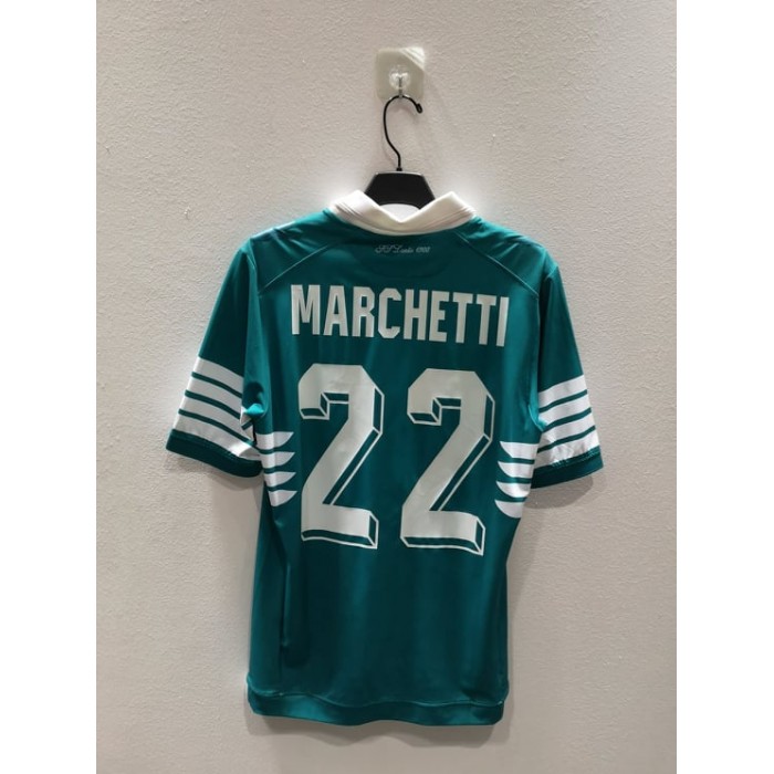 [PRE-OWNED / BNWT] LAZIO 2016/17 GOALKEEPER JERSEY WITH MARCHETTI 22 - SIZE M, SIZE M (BNWT), Pre-Owned (CUST00351), Macron