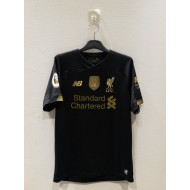 [USED]  LFC 2019/20 HOME GK JERSEY + CHAMPIONS 20 + CWC 19 + BPL 2019/20 CHAMPIONS PATCH - SIZE M