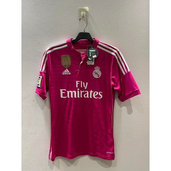 [PRE-OWNED / BNWT] REAL MADRID 2014/15 AWAY JERSEY WITH CHICHARITO 14 + CWC 2014 - SIZE S