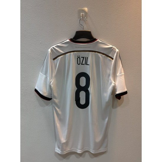 [USED] GERMANY 2014 HOME JERSEY WITH OZIL 8 - SIZE S