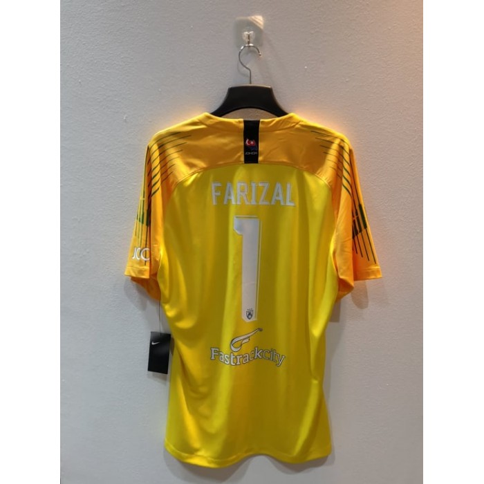 [PRE-OWNED / BNWT] JDT 2019 GOALKEEPER JERSEY WITH FARIZAL 1 - SIZE XL, Brand New with Tag, 919759-719 Pre-Owned (CUST00090), Nike