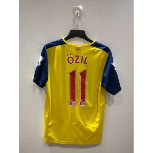 [USED]  ARSENAL 2014/15 AWAY JERSEY WITH OZIL 11 + BPL PATCH - SIZE M