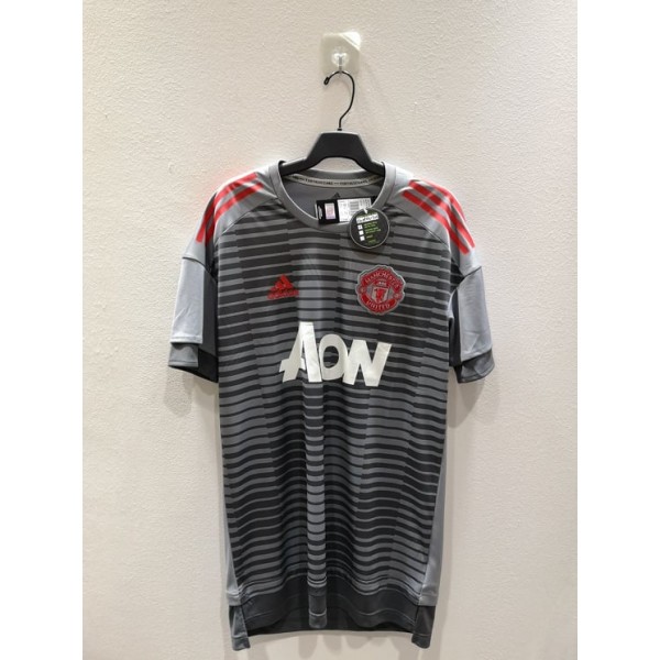 [PRE-OWNED / BNWT] MAN. UNITED 2017/18 HOME PRE MATCH JERSEY - SIZE S