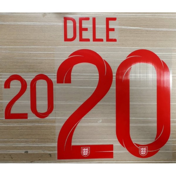 [CLEARANCE] Dele 20 - Official England 2018 Home Name and Numbering 